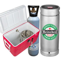 Heineken Beer Keg 20 Litre [Dispenser + CO2 Gas + 36KG Ice]