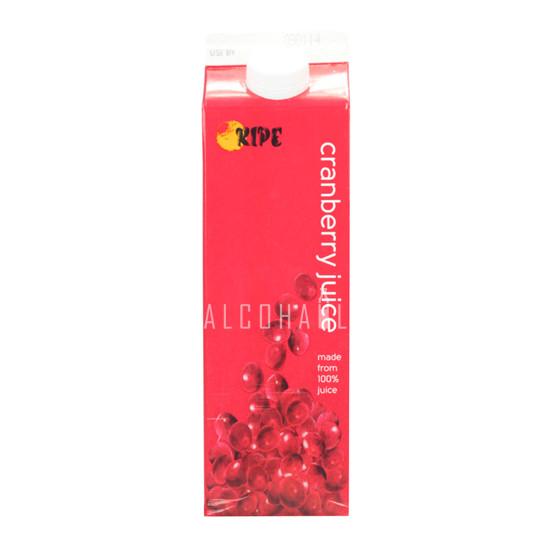 Ripe Cranberry Juice - Pack 1 x 1 Litre