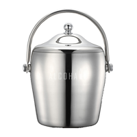 Stainless Steel Double Walled Ice Bucket