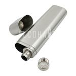 Stainless Steel Multi-Function Hip Flask With Portable Cigar Pipe